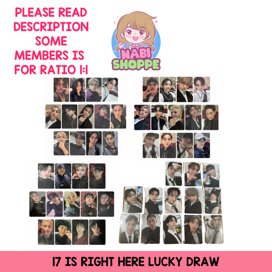 [ON HAND] SEVENTEEN 17 IS RIGHT HERE LUCKY DRAW