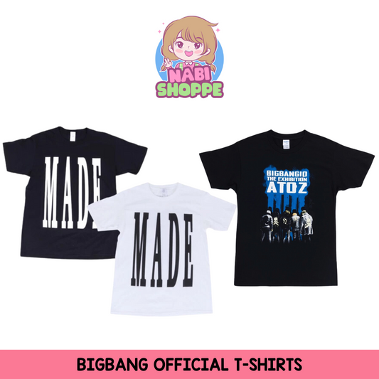 [ON HAND] BIGBANG OFFICIAL T-SHIRTS - [ATOZ] and [0TO10 MADE]