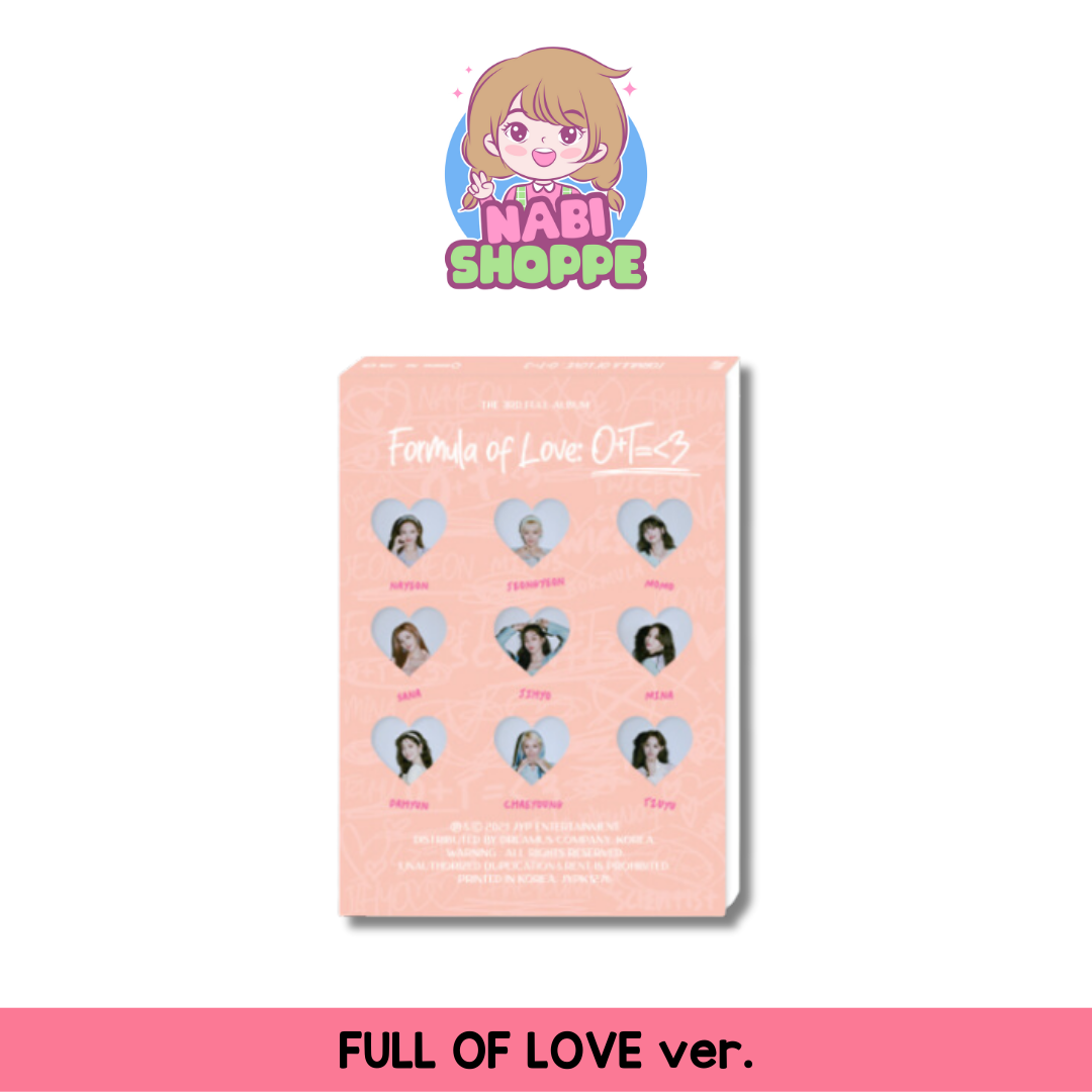 [ON HAND] TWICE - FORMULA OF LOVE