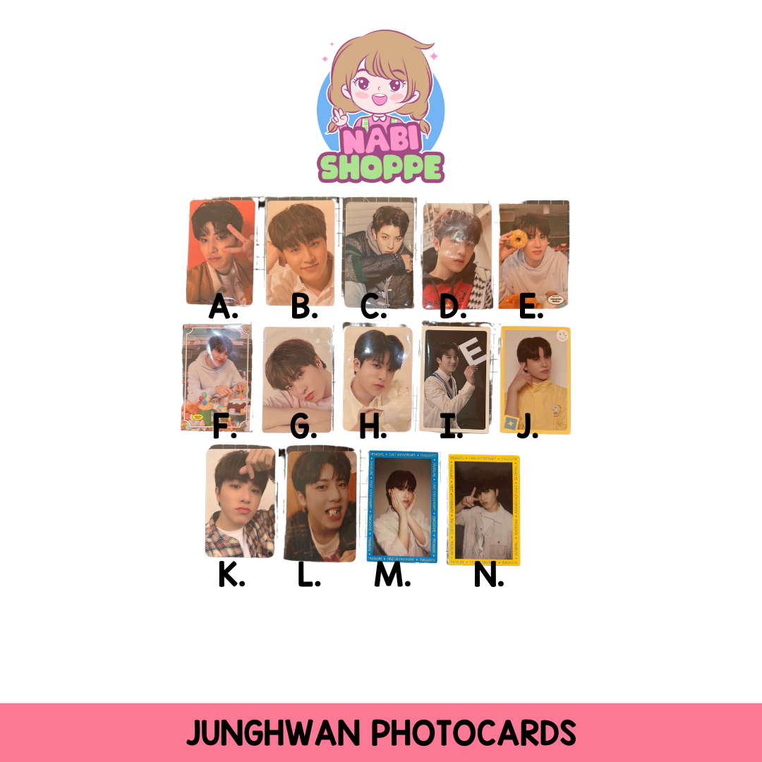 [ON HAND] TREASURE JUNGHWAN PHOTOCARDS