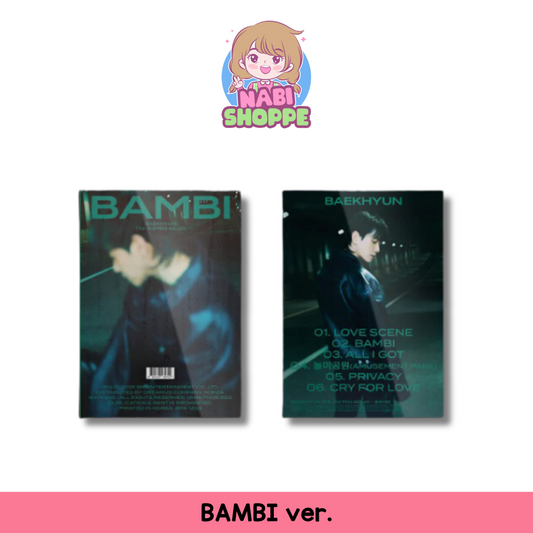 [ON HAND] BAEKHYUN (EXO) - BAMBI