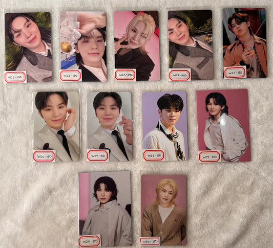 [ON HAND] SEVENTEEN WOOZI OFFICIAL PHOTOCARDS