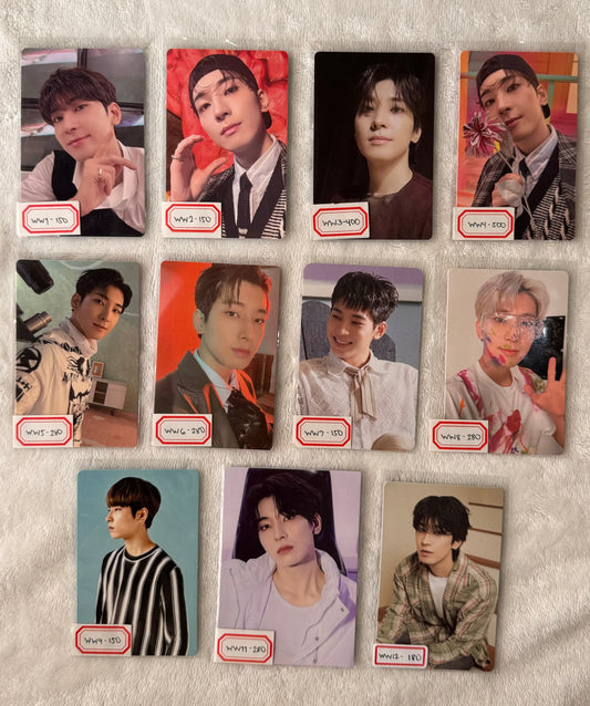 [ON HAND] SEVENTEEN WONWOO OFFICIAL PHOTOCARDS