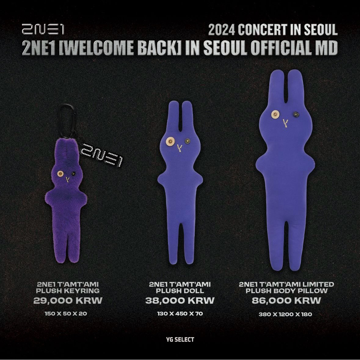 [PRE ORDER] [ETA NOV. 1] 2024 2NE1 CONCERT [WELCOME BACK] IN SEOUL